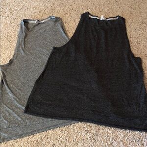 Gray & Charcoal Sleeveless Tank Tops. Victoria’s Secret size medium